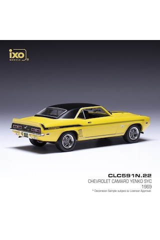 1:43 Ölçek Ixo 1969 Chevrolet Camaro Yenko Syc Diecast Metal Minyatür Model Araba 10cm