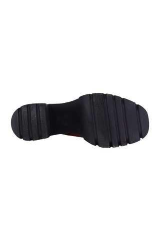 Albishoes Albini 2610911 Hakiki Deri Kadın Topuklu Sandalet Kırmızı