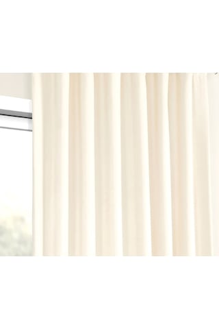 Evdepo Home Deniz Soft Pileli Fon Perde Krem