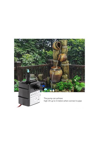 Yifomall Sessiz Dc12v 4.2w Dalgıç Su Pompası - 240l/saat Akış, 300cm Basınç, Akvaryum & Çeşme İçin