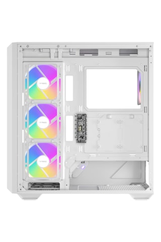 Antec C3 Argb Beyaz Atx Mid Tower Gaming Kasa 4x Argb Fan, Temperli Cam, 360mm Radyatör