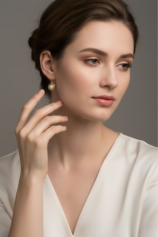 Olympia 6 Mm İnci Küpe Sarı