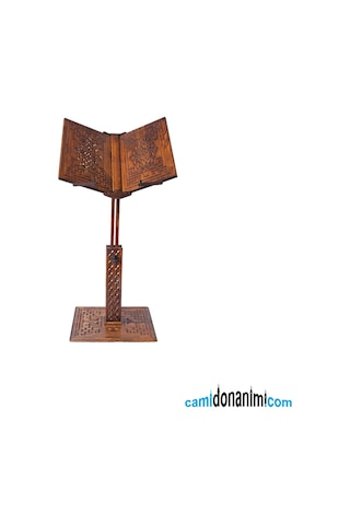 Yükseklik Ayarlı Oyma Asansörlü Ahşap Rahle Motifli