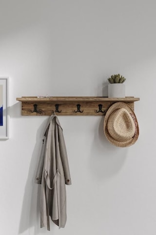 Atlas Portmanto Duvar Askılığı Elbise Askılığı Atlas Çam 85 Cm