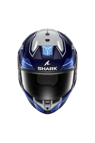 Shark Skwal İ3 Rhad Kapalı Motosiklet Kaskı Gri - Mavi