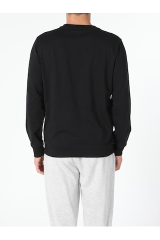 Colin's Regular Fit Siyah Erkek Sweatshirt CL1055796_Q1.V2_BLK