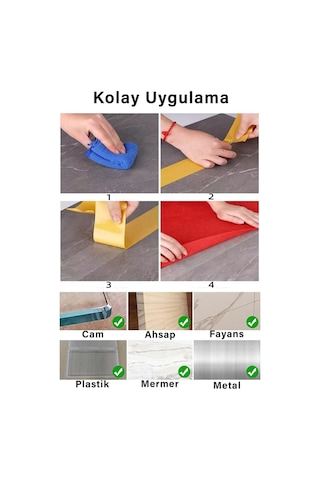 Halı Kaydırmaz Bant Çift Taraflı Ağ Örgülü Teknoloji Süper Güçlü Çerçeve Taşıyıcı Bant 5 Metre