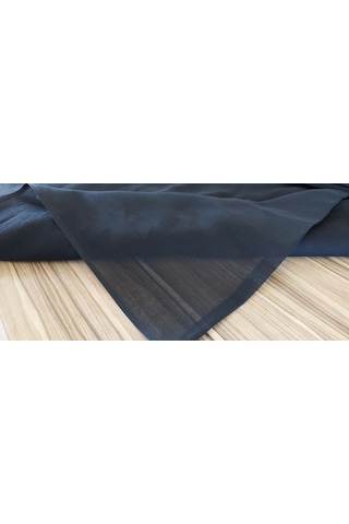 Algelsineve Metrelik Pamuklu İşlenmemiş Siyah Tülbent, 0,9x1m Siyah