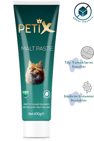Petix Hairball Tüy Yumağı Kedi Malt Macunu 100 G
