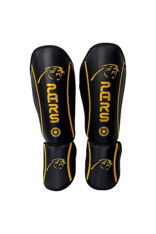 Pars Guard Kick Boks ve Muay Thai Ayak Kaval Koruyucu Siyah PRS-2 Siyah - Sarı