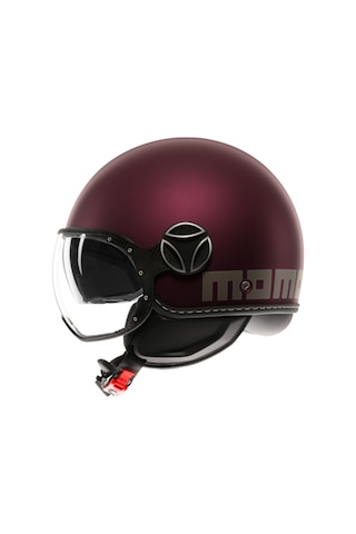 Momo Kask/fgtr Evo Mono Matt Amarena/sılver Çok Renkli