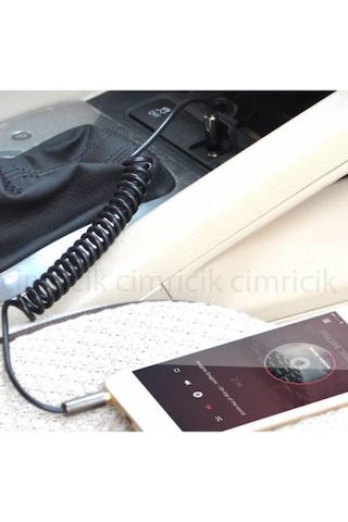 Aux Stereo Yeşil Akordiyon Kablo 150 Cm