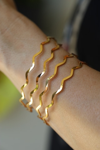 Yenigün Kuyumculuk Yatırımlık Dörtlü Zikzak Ajda Altın Bilezik