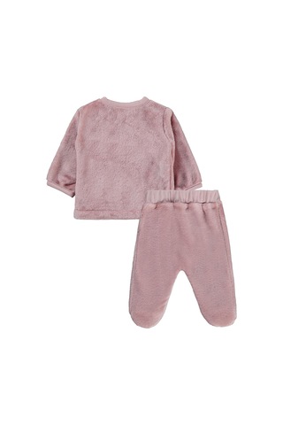 Civil Baby Unicorn Nakışlı Zıbın Takımları - Pembe Pastel Pembe