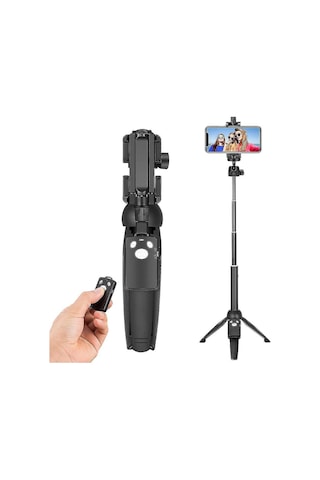 Uzaktan Bluetooth Selfie Çubuğu, Bluetooth Uzaktan Kumandalı Tripod Monopod Selfie Çubuğu