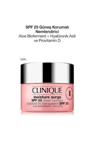 Clinique Moisture Surge Nemlendirici Yüz Kremi SPF25 50 ML