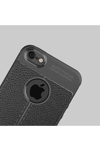 Apple Uyumlu iPhone 5 5S Se Kılıf Deri Tarzı Niss Silikon Case