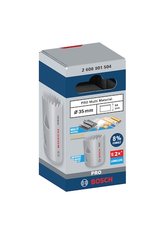 Bosch Pro 35 Mm Multi Vidalı Bi-metal Panç 2608901504