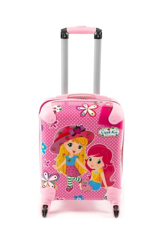 Protocol London Çilek Kız Kız Çocuk Valizi Pembe