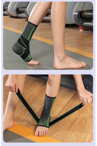 Egzersiz Koşu Koruyucu Bandajlı Ayak Desteği Pedi Ayarlanabilir