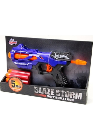 Vardem-Kutulu Yumuşak Mermili Tabanca 5Pcs Büyük Mermi