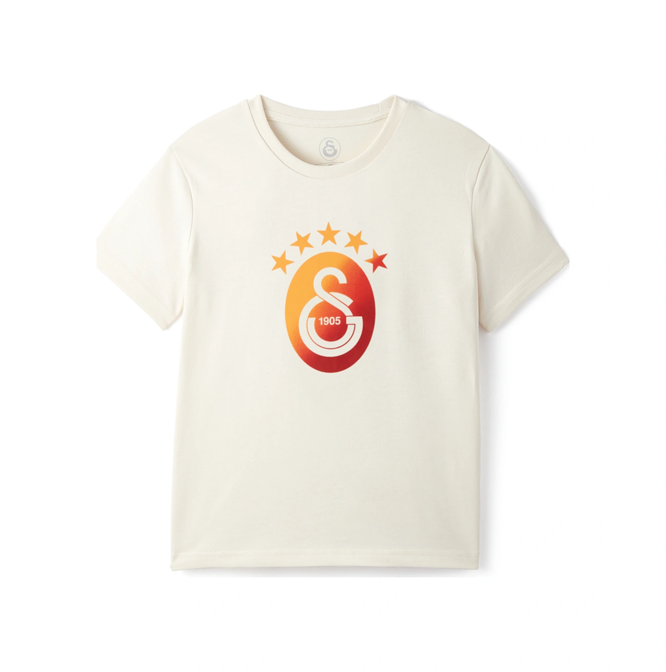 Gsstore Galatasaray Degrade 5 Yıldız Çocuk T-shirt C251394 Ekru