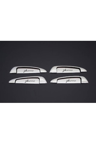 Fiat Punto Krom Kapı Kolu 2006 Üzeri 8Prç Paslanmaz Çelik Yazılı