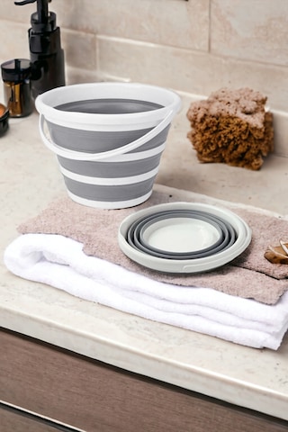 Vera Bath Katlanır Su Kovası Kulplu 12 Lt