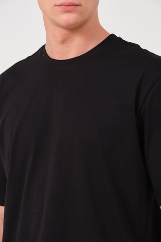 Rich Erkek 3'lü Paket %100 Pamuk Slim Fit Tişört Basic Bisiklet Yaka Kısa Kollu T-shirt Lacivert