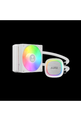 Gamdıas Aura Gl120 V2 Wh, White Edition, 120mm, Rgb, 1 Fanlı, Cpu Sıvı Soğutma