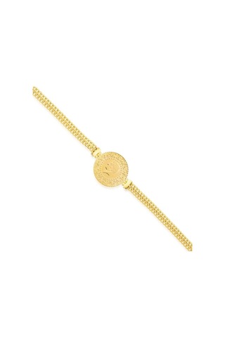 Ziynet Yarımlı Altın Bileklik Viyana Zincir