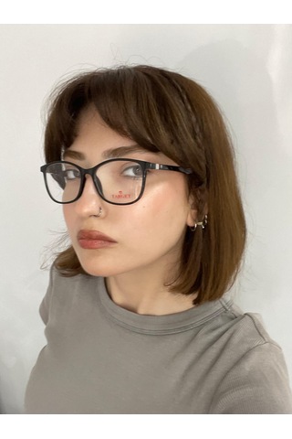 Target Tk308 C0101 51ekt Unisex Polarize Klipsli Mavi Işık Korumalı Ekran Gözlüğü Siyah