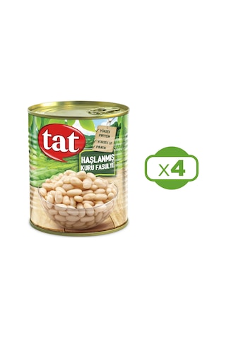Tat Haşlanmış Kuru Fasulye 4 x 800 G