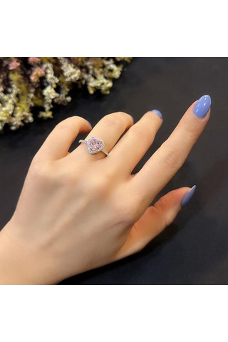 Stela Pembe Kalp Yüzük B