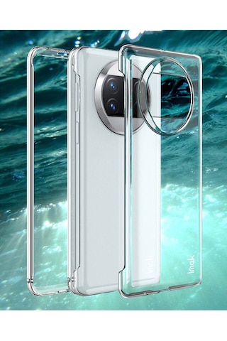 Microcase Huawei Mate X3 Sert Kristal Kapak Kılıf - Şeffaf Al3157