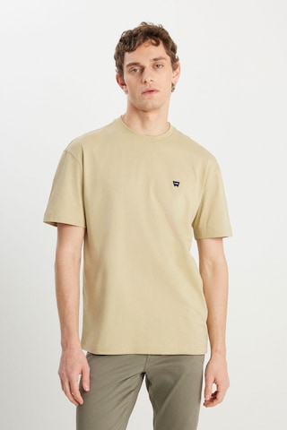 Wrangler Relaxed Fit Small Logo Yeşil Erkek Kısa Kol T-shirt 000000000102265410 Yeşil