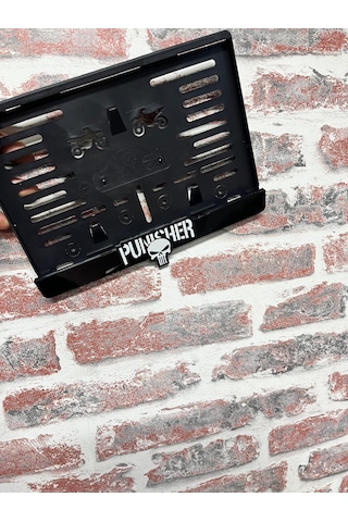 Punısher Pleksi Motor Plakalığı