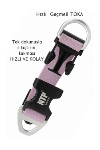 Interlaken Su Geçirmez Sağlam Pembe Köpek Boyun Tasması L Beden Pembe