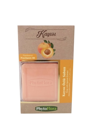 Phytoflora Kayısı Özlü Bitkisel Sabun 125 G + Bitkisel Sabunluk + Kese