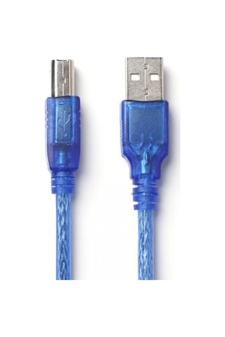 5 Metre USB Yazıcı Kablosu mavi renk