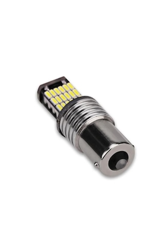 Sisa BA15S 1156 P21W 45 Led Geri Vites Sinyal Stop Ampulü Beyaz 2 Adet