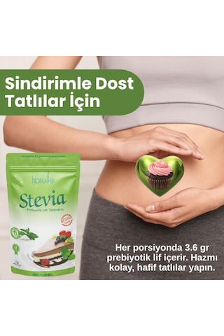 Fibrelle Prebiyotik Lifli Stevialı Tatlandırıcı 1200 G