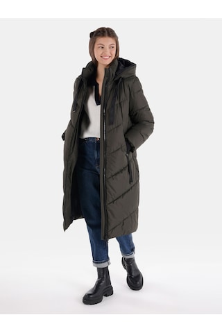Colin's Colins Regular Fit Yeşil Kadın Kaban Cl1065793 Haki