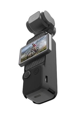 Sones Djı Osmo Pocket 3 Puluz 3'ü 1 Arada Silikon Kılıf Seti Siyah