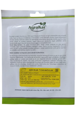 Roka Tohumu 10 Gr 1 Paket