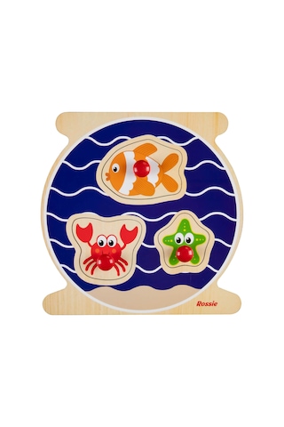 Rossie Ahşap Ilk Yapboz Akvaryum