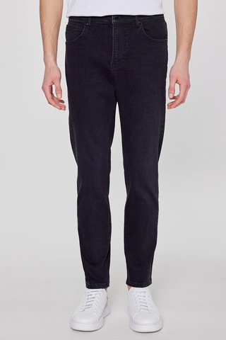 Lee Austin Straight Fit Jean Kot Denim Pantolon Siyah