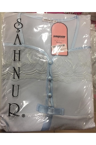 Şahnur 2200 3 Lü Hamile Lohusa Sabahlıklı Kadın Pijama Takımı