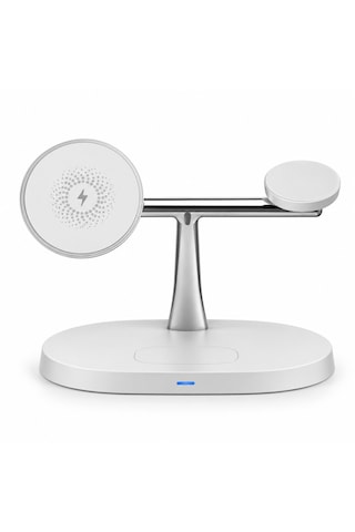 3in 1 Kablosuz Şarj Standı 15w Telefon Akıllı Saat Kulaklık Şarj İstasyonu 15w Kablosuz Şarj