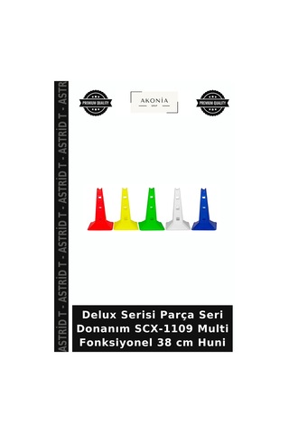 Delux Serisi Parça Seri Donanım Scx-1109 Multi Fonksiyonel 38 Cm Huni